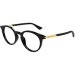 Lunettes de soleil Bottega Veneta  BV1335OA Cadres Optiques, Noir/Transparent, 50 mm