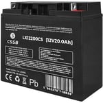 Batterie gel rechargeable 12V 20Ah sans entretien AGM LX12200