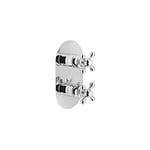 Nobili Rubinetterie grc5102cr Parties extérieur Mitigeur douche thermostatique 2 Voies avec plaque