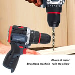 Impact Drill Bare Tool 80NM Portable Brushless Driver Bare Tool For BL1830B 2