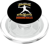 Funny Dodgeball game Design for a Dodgeball Player PopSockets PopGrip for MagSafe