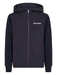 Monotype Mix Media Hdd Zip Thru Navy Tommy Hilfiger