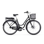 Monark E-karin 3vxl 2025 Svart Korg 51cm Elcykel 2024