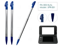 3 x Blue Stylus for Nintendo 3DS XL/LL Metal Extendable Retractable Parts Pen 