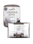 Snuggledown Of Norway Luxurious Hotel 13.5 Tog Duvet And 4 Pillows Bundle - White