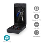 Nedis SmartLife nøgleboks | Nøgleskab | Bluetooth® | Udendørs | Nøgle lås | IPX5 | Sort