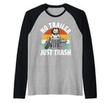 No trailer just trash Possum Trashcan Garbage Opossum Raglan Baseball Tee