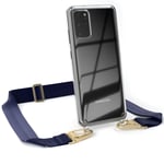 Phone Chain for Samsung Galaxy S20 Plus / 5G Adjustable Case Chain Band Blue