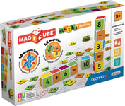 Magicube Maths Building - 10 cubi + 45 Clip - Gioco di Costruzione Con Cubetti Magnetici