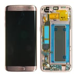 Ecran Lcd Complet Origine Samsung Galaxy S7-Edge Rose Gh97-18533e