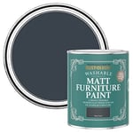 Rust-Oleum Black Furniture Paint in Matt Finish - Black Sand 750ml