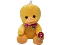 Deef Duck Maskot Med Fluga Med Ljud 20Cm 235280