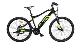 Vtt electrique surpass 27 5   noir 8 vitesses semi rigide batterie 10 ah