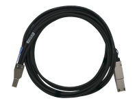 QNAP - SAS ekstern kabel - SAS 6Gbit/s - 36 pin 4x Mini SAS HD (SFF-8644) (hann) til 26-stifts 4x Mini SAS (hann) - 2 m - svart - for P/N: QXP-820S-B3408