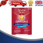 Seven Seas Omega-3 & Multivitamins Man, With B Vitamins and Magnesium, 30 Capsul