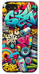 Coque pour iPhone SE (2020) / 7 / 8 Graffiti Street Colorful Art Urban Hip Hop ou Popping