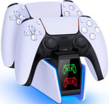 HELLCOOL PS5 Controller Charging Station - Charger Black&White