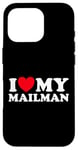 Coque pour iPhone 16 Pro Love Mail Man Funny Support, livreur postal, travailleur, fan