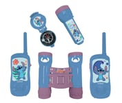 Lexibook, Disney Stitch, Avonturiersset voor kinderen, Walkie-Talkies 120m, Verr