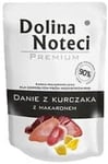 Nourriture Humide pour Chien DNP Sp. z o.o. Dolina Dog 300g Danie Poulet avec Nouilles, Sachet pour Ras Małe/10