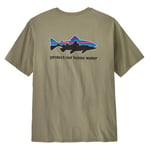 Patagonia M's Home Water Trout Organic T-Shirt River Rock Green - XXL