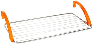 Casabriko Séchoir à Linge de Balcon 105x55x4.5 cm Arancio/INOX