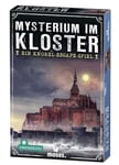 moses 4033477901705 Mystère au monastère One Knobel Jeu d'évasion avec Flair Mystique pour Les familles et Les débutants, matériel de Jeu réutilisable, pour 1 à 4 Joueurs à partir de 12 Ans, Noir