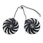 Ventilateur de Refroidissement T129215SU 6 Broches,12V,0,45 A,95mm,Pièce de remplacement pour ASUS ROG Strix GTX 1660,1650 PollSUGTX1650S,GTX1660S - Type 2 FAN