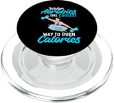 Aqua Aerobics Design pour femme Instructeur d'aérobic aquatique PopSockets PopGrip pour MagSafe