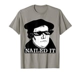 Martin Luther Funny Sunglasses Reformation Graphic T-Shirt