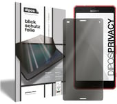 Screen Protector for Sony Xperia Z1 Compact (vertical) 2x Anti-Spy Protection