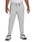 NIKE FD3288-063 B NSW TECH FLC PANT Pants Boy's DK GREY HEATHER/BLACK/BLACK Size XL+