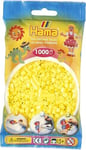 SACHET DE 1000 PERLES A REPASSER HAMA MIDI JAUNE PASTEL - LOISIRS CREATIFS - 207