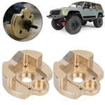 DAUERHAFT Not Easy to Rust Outer Portal Drive Housing Precise Parts Brass Heavy Weight 2Pcs for Improving the Climbing Performance of Model Cars