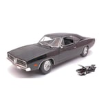 DODGE CHARGER R/T 1969 BLACK 1:18 Maisto Auto Stradali Die Cast Modellino