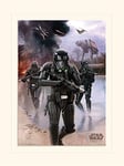 Star Wars Rogue One (Death Trooper Beach) 30 x 40 cm Montée d'impression