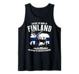 Finland's Beauty Adventure Nature Outfit Moose Scandinavian Tank Top