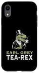 Coque pour iPhone XR Earl Grey Tea Rex trex dinosaure dinosaure humour britannique t-rex