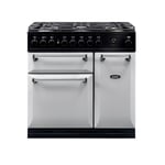 AGA Masterchef Deluxe 90 Dual Fuel Range Cooker - Pearl Ashes/Chrome