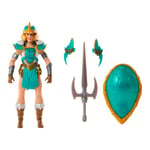 Masters of the Universe Origins Turtles of Grayskull Teela Action Figure Toy in Turtle Inspired Armor, 16 Articulations, TMNT & MOTU Crossover, HTH15