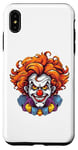 Coque pour iPhone XS Max Costume de clown maléfique effrayant effrayant pour Halloween