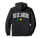 Rio De Janeiro Classy College Retro Style Novelty Souvenir Pullover Hoodie