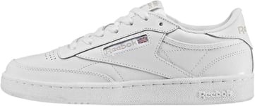 Reebok Club C 85 UK 4.5 Women's White/ Grey Tennis Trainers 100000016 -New