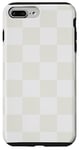 Coque pour iPhone 7 Plus/8 Plus GRAND DAMIER ÉCHIQUIER CLASSIQUE DESIGN LUXE FEMMES HOMMES