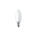 Philips - lampe led flamme b35 e14 4,3 w 470 lm 2700i depoli