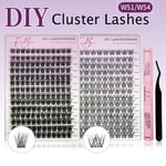 Tray with Bond & Seal Cluster Lashes Kit  for Self Application at Home