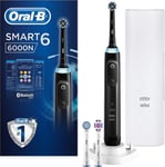 Braun Oral B Smart 6000N Electric Bluetooth Toothbrush Black Brand New