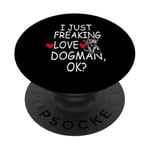 Dogman Cryptid Cryptozoology Dogman PopSockets Adhesive PopGrip