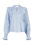 Aurika S Voile Blouse - Light Blue