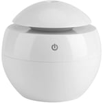 Diffuseur d'Huiles Essentielles 130ml, Diffuseur Ultrasonique Humidificateur d'air Portable pour pour Spa Massage Yoga Salon ou Bureau(Blanc)